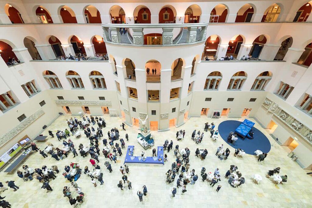Interior view of the University of Zurich (UZH)